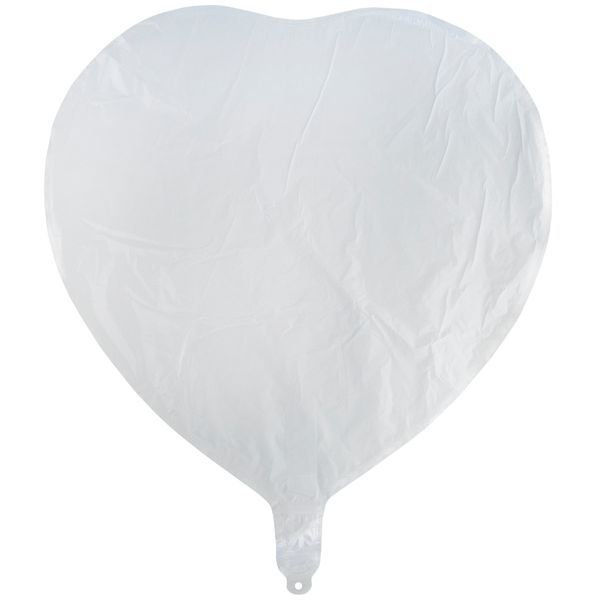 BALON FOLIOWY SERCE BIAŁY NA HEL WALENTYNKI zdjęcie 3
