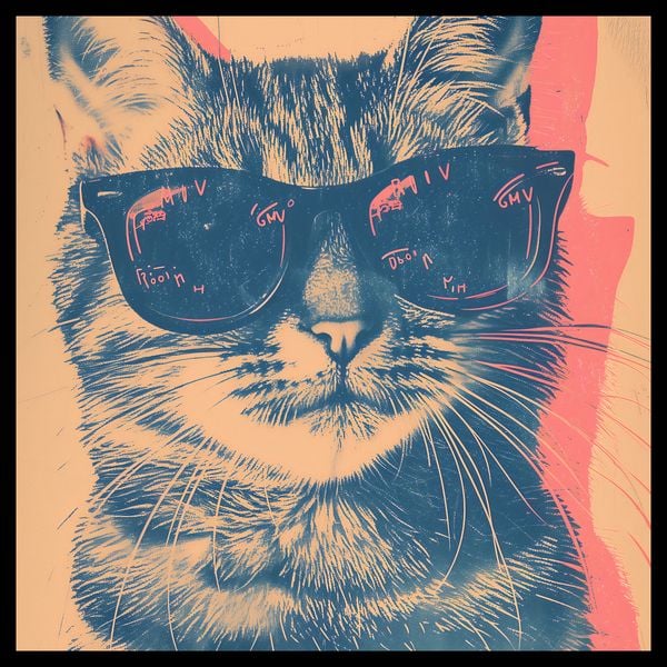 Plakat 40x40cm Trendsetter zdjęcie 2