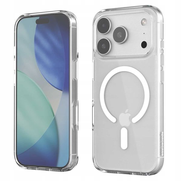 Spacecase Clear Mag Iphone 17 Pro Max White zdjęcie 10
