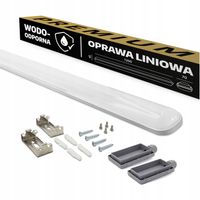 Lampa garażowa LED Oprawa Przemysłowa LINIOWA IP65 natynkowa wodoodporna