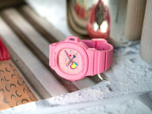 DAMSKI ZEGAREK CASIO BGA-10-4AER RÓZOWY NA PASKU DATOWNIK DLA DZIEWCZYNKI na Arena.pl