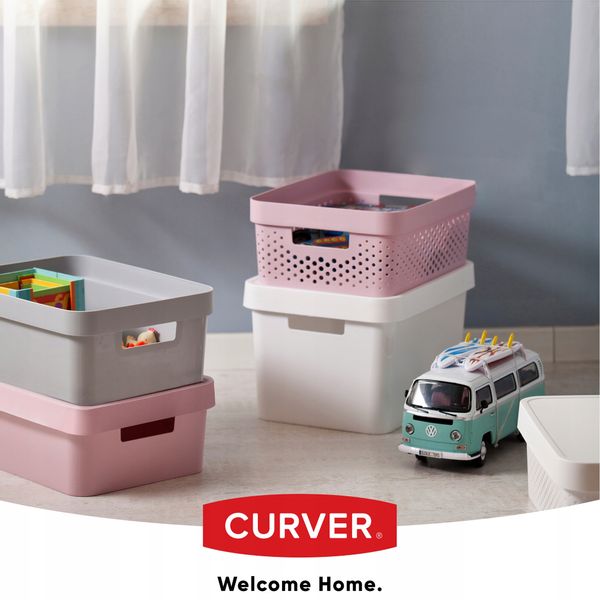 Curver Pojemnik Pudełko Z Pokrywką 11 L Różowy zdjęcie 2