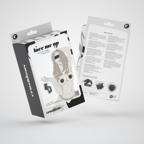 lace me up black lace set crushious na Arena.pl