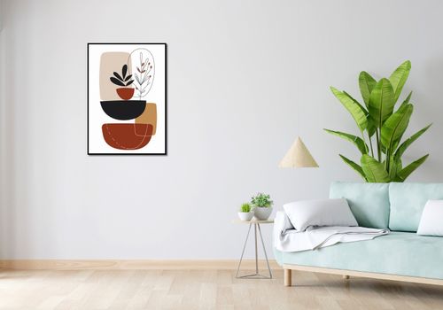 Plakat 59,4x84,1cm Botaniczna Abstrakcja na Arena.pl