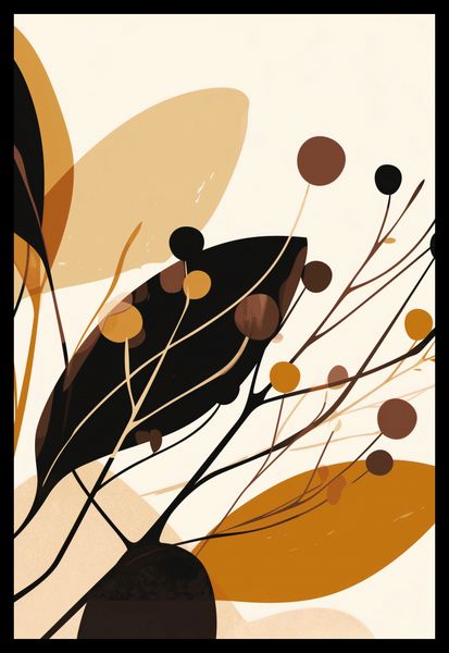 Plakat 67,5x100cm Jesienne Sylwety zdjęcie 2