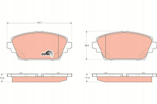 Klocki hamulcowe TRW GDB3227 na Arena.pl
