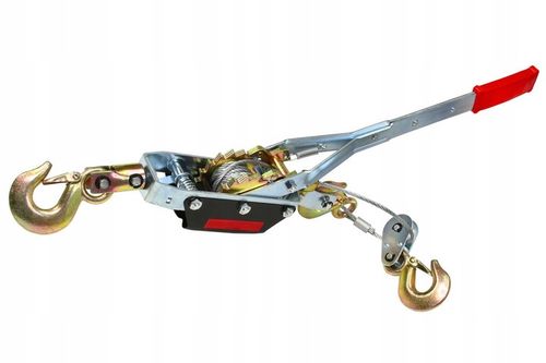 WYCIĄGARKA RĘCZNA LINOWA WCIĄGARKA PRZECIĄGARKA 4T 4000kg 3 HAKI na Arena.pl