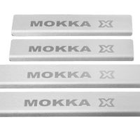 Listwa progowa OPEL/VAUXHALL MOKKA X Stal nierdzewna 304 mat 4szt