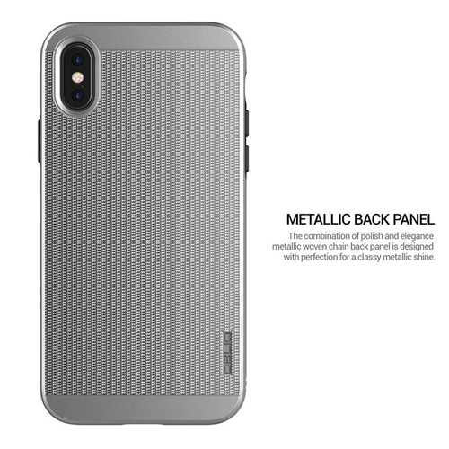 Obliq Slim Meta - Etui do iPhone X (Satin Silver) na Arena.pl