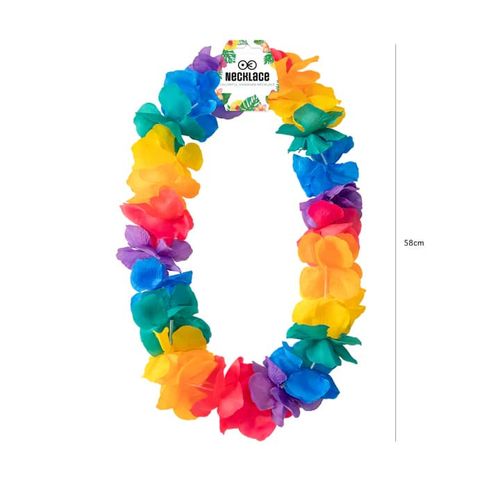 Naszyjnik hawajski kolorowy, 115 cm na Arena.pl