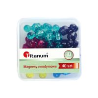 magnes neodymowe mix 10 mm 40 szt titanum