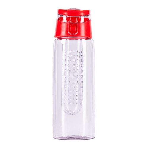 Bidon Frutello 700 ml, czerwony/transparentny na Arena.pl