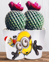 Doniczka do kwiatów/roślin - Minionki i Gru