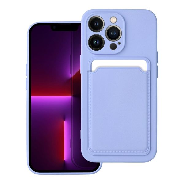 Futerał CARD CASE do IPHONE 13 Pro fioletowy zdjęcie 1