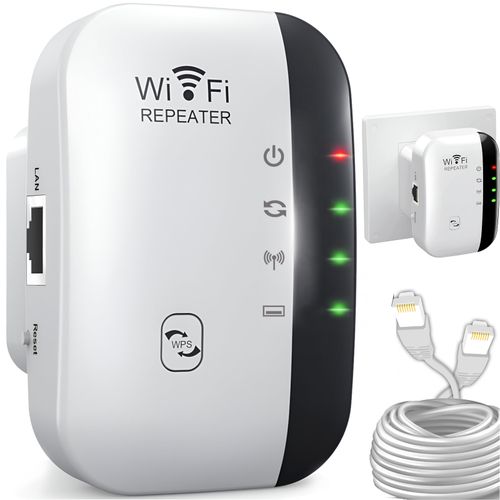 Repeater wzmacniacz sygnału Wi-Fi 2 tryby pracy 2.4 GHz na Arena.pl