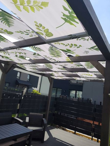 PAS ALTANOWY ŻAGIEL PRZECIWSŁONECZNY OGRODOWY NA PERGOLĘ ALTANĘ NA WYMIAR zdjęcie 9