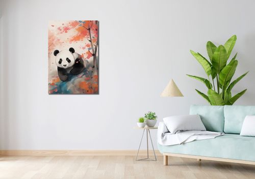 Obraz 60x90cm Panda wśród Klonów na Arena.pl