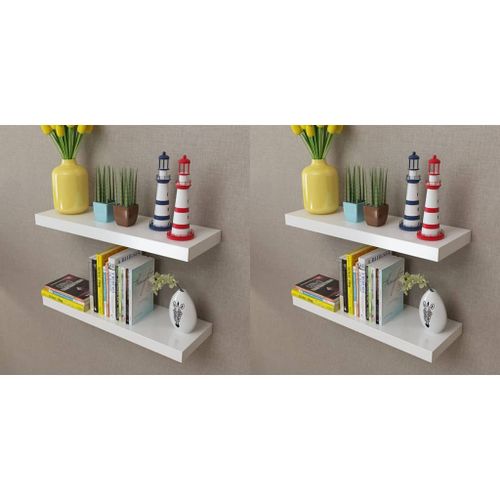 Półki ścienne, 4 szt., białe, 60 cm GXP-686491 na Arena.pl