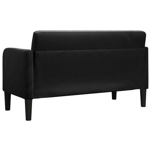 Sofa dwuosobowa czarna 109 cm aksamitna na Arena.pl