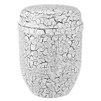 Biała metalowa urna kremacyjna na prochy dorosłych