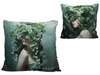 Poduszka z wypełnieniem/suwak - L. Lozano, Lady`s Floral Symphony (CARMANI)