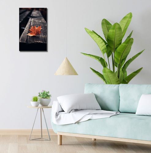 Obraz 30x50cm Pojedynczy Liść na Arena.pl