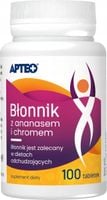BŁONNIK Z ANANASEM I CHROMEM 100 tabletek