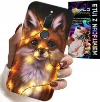 ETUI DO HUAWEI MATE 10 LITE - SŁODKI LISEK ZWIERZĘTA LEŚNE CASE +SZKŁO