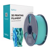 Filament SUNLU PLA+ Silk Dual Color 1.75mm 1kg (niebiesko-zielony)