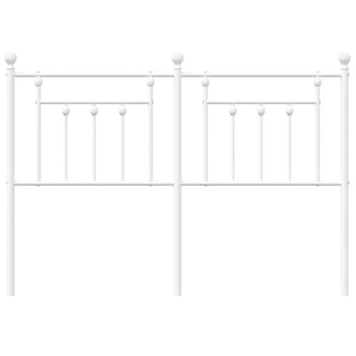 Metalowe wezgłowie, białe, 140 cm na Arena.pl