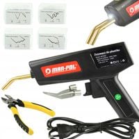 ZESTAW ZSZYWACZ ZGRZEWARKA DO PLASTIKU 120W+ZSZYWKI SZCZYPCE WALIZKA M57459