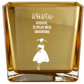 Podziękowanie dla ŚWIADKOWEJ wazon z grawerem IMIĘ