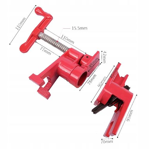 4-SZT ŚCISK STOLARSKI RUROWY BEZKOŃCOWY 3/4 na Arena.pl