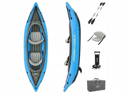 Kajak Dmuchany 2 os. Champion Bestway 65131 Pompka Wiosła Torba MODEL 2024 na Arena.pl