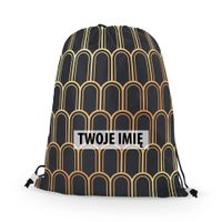 WORKO-PLECAK z Twoim imieniem Złota geometria 8 109