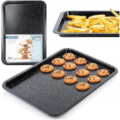 Forma GRANITOWA blacha do pieczenia ciastek warzyw piekarnika 46,5x32,5x2,5 na Arena.pl