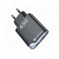 Szybka ładowarka GAN 45W 2 porty kostka do iPhone 17 Pro