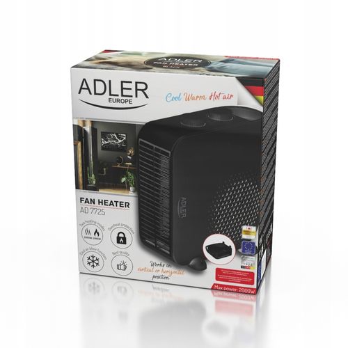 Termowentylator ADLER AD7725B1 2000 W na Arena.pl