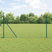 Ogrodzenie Euro Zielony 1 x 25 m Żelazo pokryte PVC