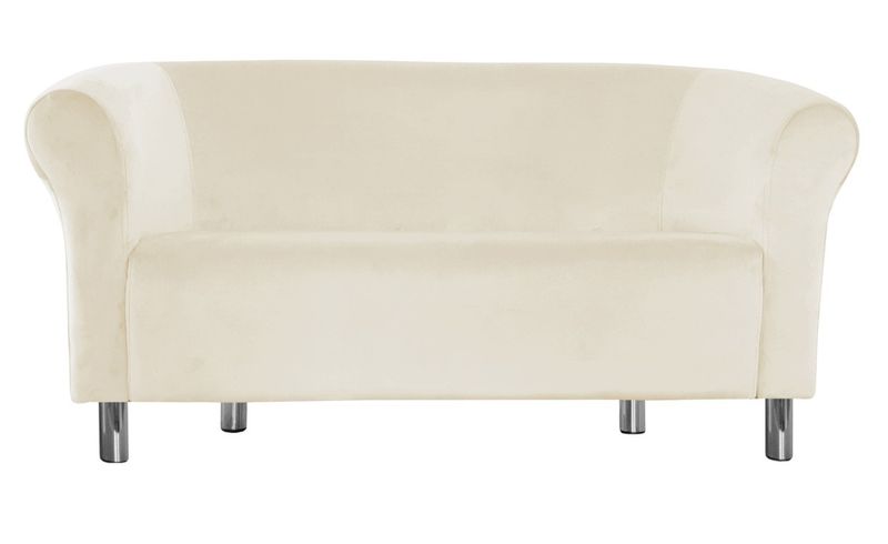 Sofa Milo MG50 kremowy nogi chrom zdjęcie 1