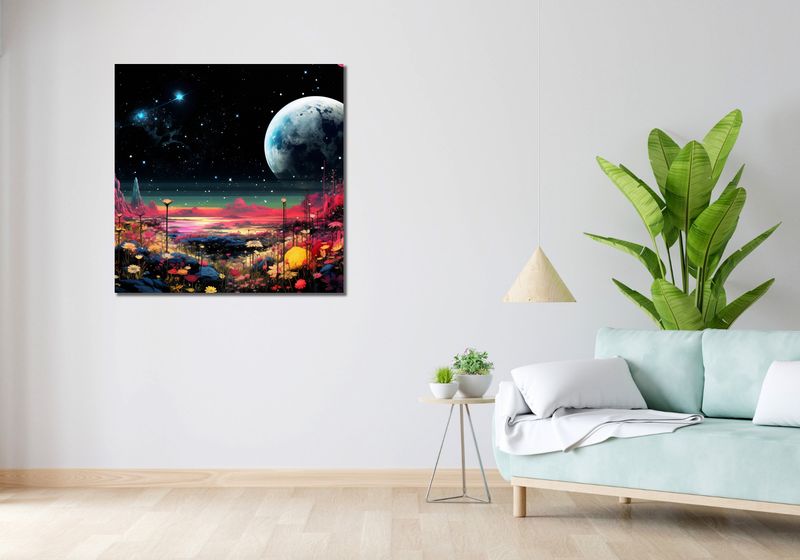 Obraz 90x90cm Inny Świat zdjęcie 2