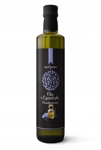 Olej z czarnuszki 500ml VIRGIN zimno tłoczony JAKOŚĆ PREMIUM na Arena.pl