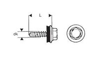 wkręt samowiertny 4.8*20mm ral 6020 - 5.0 sto - wsb 20 6020g