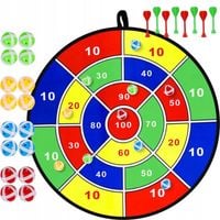 DUŻA TARCZA DART GRA ZRĘCZNOŚCIOWA W RZUTKI NA RZEPY 72 CM Składany