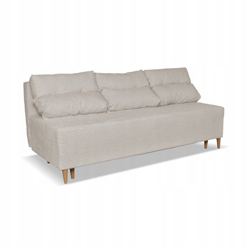 Kanapa sofa KIMO funkcja spania pojemnik Twisster beż sztruks na Arena.pl