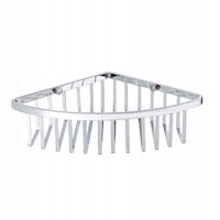 Koszyk półka narożna łazienkowa chrom pod prysznic