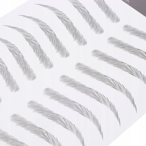 WODOODPORNE TATUAŻ NA BRWI NAKLEJKI 10 PAR CZARNE na Arena.pl