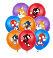 Balony lateksowe Sonic, 8 szt.