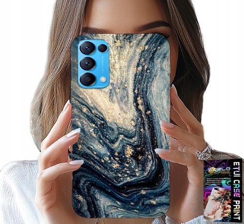 ETUI DO OPPO FIND X3 LITE - KAMIENNE ELEGANCKIE WZORY OBUDOWA CASE na Arena.pl