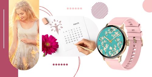 Smartwatch Giewont Supernova SmartCall GW330-4 Black Shine/Powder Pink na Arena.pl